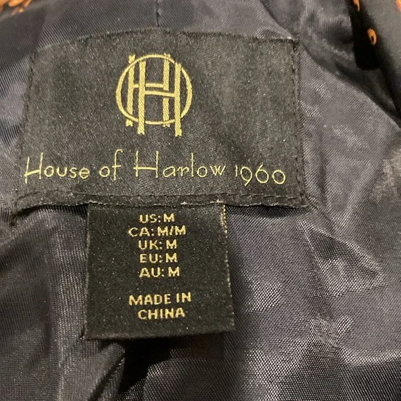 House of Harlow 1960 Double breasted silky woman’s blazer - Picture 9 of 9